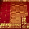 Red Palakhi By Aab Soft Lichi Silk Jacquard Border Saree